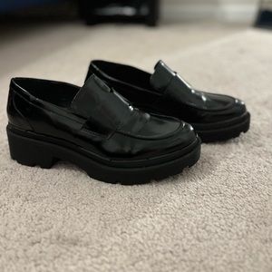 Steve madden black loafers